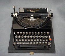 + Vintage 1930s REMINGTON PORTABLE MODEL 5 Typewriter w/Case  - Working + picture