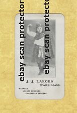 MA Ware 1900-39 postcard J J LARGES MANAGER LARGES CHILDREN CHARACTER DANCERS picture