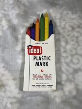 Vintage Ideal Plastic Mark Marking Sticks RARE Assorted Colors (A3) picture