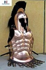 MUSCLES ARMOR MEDIEVAL JACKET LEATHER STRAP COPPER ROMAN HALLOWEEN COSTUME GIFT picture