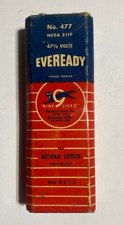 RARE Eveready  No. 477 67 1/2 Volts Battery  Antique picture
