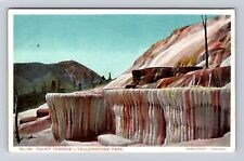 Yellowstone National Park, Pulpit Terrace, Series #154, Antique Vintage Postcard picture
