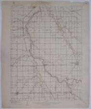 Original 1909 USGS Map PAULDING COUNTY Ohio Electric Railroad Miami & Erie Canal picture
