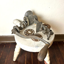 Antique Feb. 18, 1896 Cut-Easy No. 2 Food Meat Chopper Grinder Silver Cast Iron picture