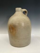 Antique F.H. Cowden Stoneware Crock Jug With Handle Harrisburg PA picture