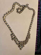 vintage estate   rhinestone statement  necklace picture