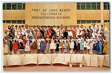 c1960 International City Beauty Queens Congress Long Beach California Postcard picture