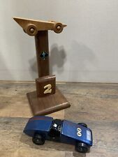 Vintage 80s Boy Scout Derby Car and 2nd Place Trophy picture