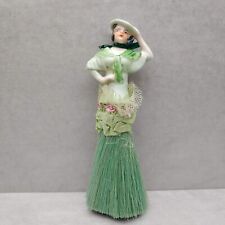 Victorian Porcelain Half Doll Vanity Whisk Brush picture
