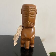 Vtg Cook Islands Carved Wood Tiki Tangaroa Figure 5.5