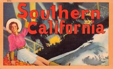 Southern California CA Larger Not Large Letter 902 Postcard picture