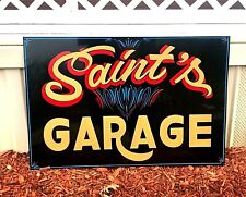 18X36 PERSONALIZED ADVERTISEMENT SHOP HAND PAINTED  Hot Rod SHOP SIGN Pinstriped picture