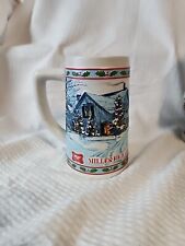 Vintage Miller High Life Limited Edition Holiday Christmas Beer Mug/Stein Sleigh picture