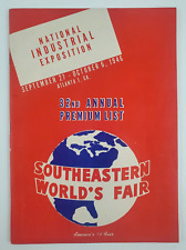 1946 Atlanta GA Southeastern World's Fair Livestock Exposition Vintage Booklet picture