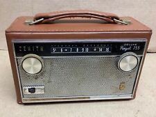 Vintage Zenith Deluxe Royal 755LK AM Transistor Leather  Radio picture