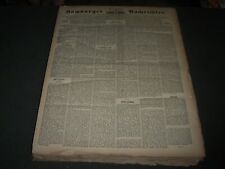 1901 JULY 3-AUGUST 31 HAMBURGER NACHRICHTEN GERMAN NEWSPAPER LOT - BV 163 picture