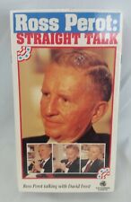 Ross Perot Straight Talk (Factory Sealed VHS 1992) Talking with David Frost picture
