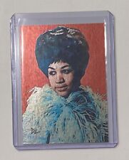Aretha Franklin Platinum Plated Artist Signed “Queen Of Soul” Trading Card 1/1 picture