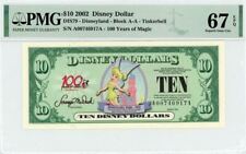 2002 $10 Disney Dollar Tinkerbell PMG 67 EPQ (DIS79) picture