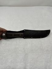 Vintage Herter's Improved Bowie Knife  With Sheath. Made in Waseca Minnesota USA picture