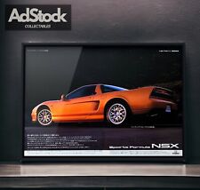 90's Authentic Official Vintage HONDA NSX Ad Poster, Type-S NA1 NA2 Mk1 oem JDM picture