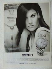 2013 SEIKO Elegance Woman watch art print ad picture
