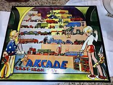 Arcade Cast Iron Toys Sign Vintage picture