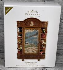 Hallmark Keepsake SANTA'S ARMOIRE Ornament Club Exclusive 2011 New In Box picture