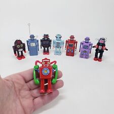 Rare Collection of 8 Mr Kitahara Masudaya Apple Tin Age Miniature diecast robots picture
