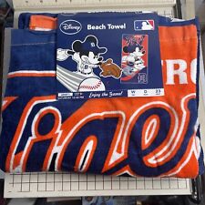 Disney Detroit Tigers MLB Mickey Mouse Beach Towel Northwest 2013 Colorful picture