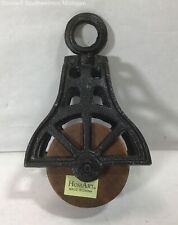 HomArt Cast Iron/Wood Pulley NWOT picture