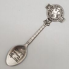 Authentic Wyoming Proud Souvenir Spoon Pewter Bronco Buster Rodeo 4