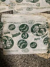 1930’s Vintage Green Fleer Dubble Bubble Wrapper One Cent Advertising Ephemera picture