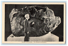 c1940s Hayden Planetarium - The Ahnighito Meteorite, New York NY Postcard picture