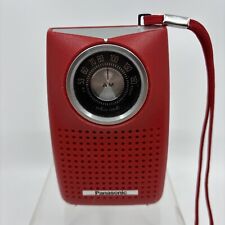 Vintage Panasonic AM Transistor Radio Model R-1052 Red Tested Works Collectible picture