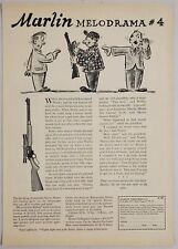 1957 Print Ad Marlin Model 336 Carbine Rifles Ed Zern Cartoon Ad picture