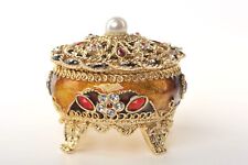 Keren Kopal Vintage Style trinket box hand made with Austrian crystal picture