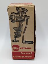 Vintage Keystone Food & Meat Chopper & Grinder No. 1-0 In Original Box   picture