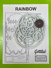 1956 Gottlieb Rainbow Pinball Machine Rubber Ring Kit picture