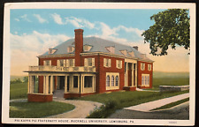 Vintage Postcard 1931 Phi Kappa PSI Fraternity House, Bucknell U., Lewisburg, PA picture