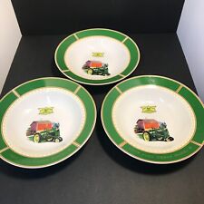 Set Of 3 1935 John Deere Model B Salad Plates By Gibson Pre-Owned READ picture