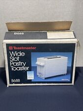 Vintage B688 TOASTMASTER WIDE SLOT Pastry Toaster Made In USA picture