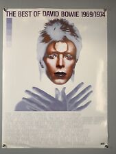 David Bowie Poster Original Vintage Promo EMI UK The Best Of 1969/1974 1999 picture