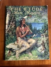 Beautiful Vintage The Etude Music Magazine June 1932 Native American Flutist picture