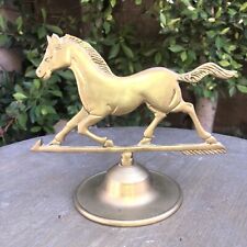 Vintage 1981 Brass horse tabletop Windmill Weight picture