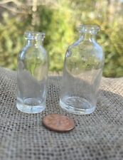 Two Tiny Vintage Pyrex Bottles-Probably Lab or Chemist Bottles-Two Sizes picture