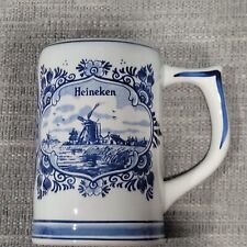 Heineken Blue Delft Hand painted Mug Made In Holland picture