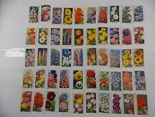 Wills Cigarette Cards Garden Flowers 1939 Complete Set 50 picture