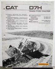 1988 Caterpillar D7H Track-Type Tractor Sales Brochure picture