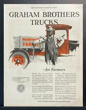 1927 Dodge Graham Brothers Trucks for Farmers Fred Cole Art Vintage PrintAd picture